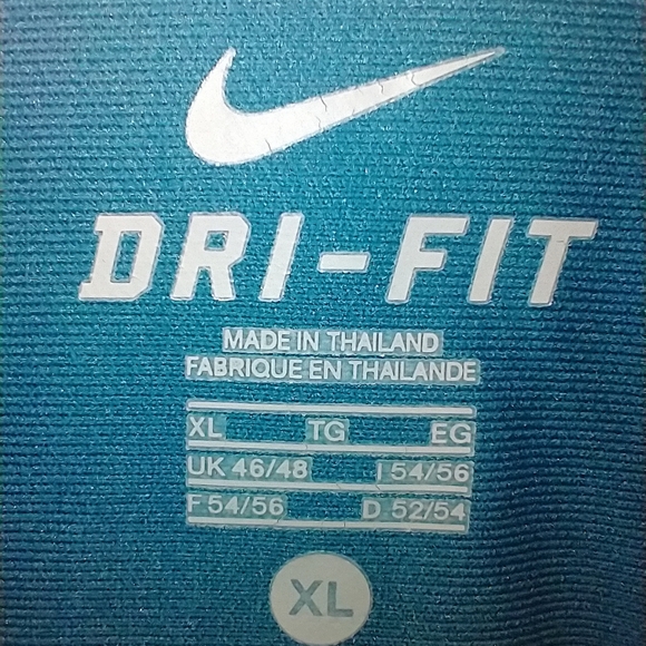 Nike Dri-Fit Short Sleeve Polo Shirt Men's sz XL Brook Hollow Tennis Logo. - Picture 4 of 7